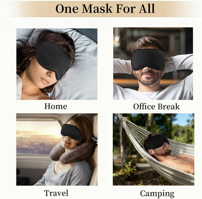 Sleep Mask for Side Sleeper Women Men,Blackout Eye Masks for Sleep