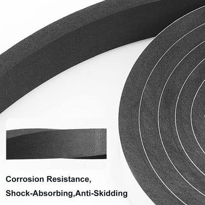 2 Rolls Foam Seal Tape for Door Window Insulation, Soundproof and Shockproof Foam Adhensive Strip, 3/8" Wx3/16 T Single Sided Foam Tape, Cold Air and Draft Closed Cell Seal Strip,Total 32FT