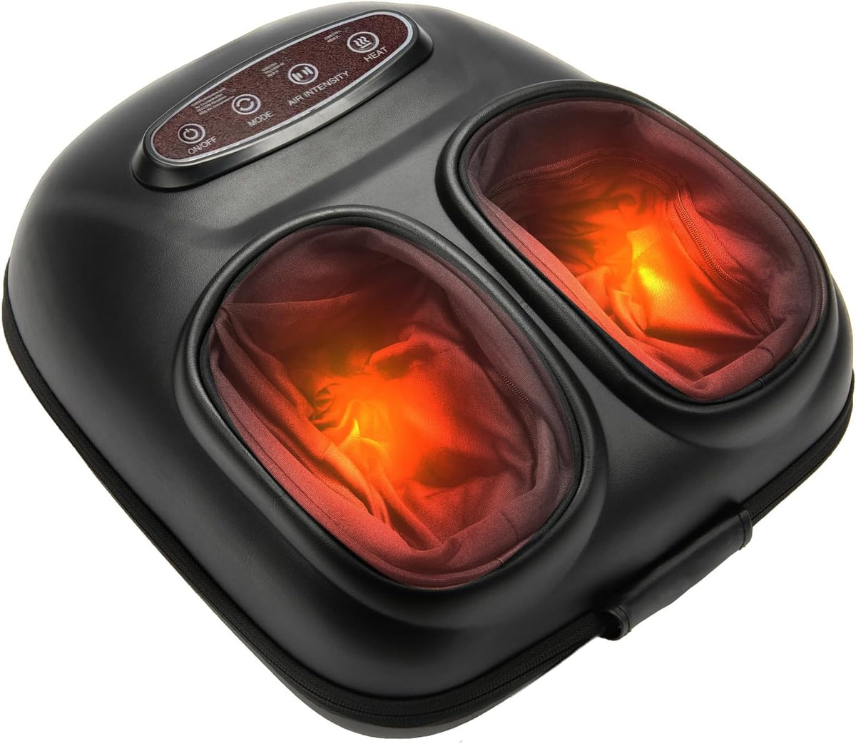 LINGTENG Foot Massager, Heated Foot Massager (Agate Black)