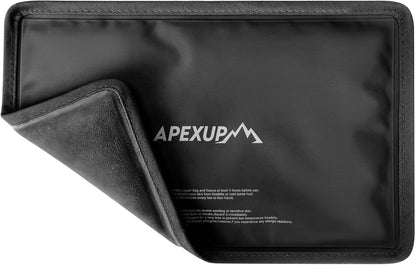 Gel Ice Packs for Injuries Reusable, Flexible Double Sided Cold Packs for Injuries, Ice Pack for Knee, Shoulder, Back, Hip, Leg, Arm (Blue, 8"x5.5", 1PK)