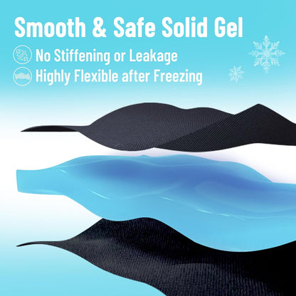 Cooling Eye Mask, Cold Eye Mask for Puffiness, Reusable Ice Eye Masks for Dark Circles And Puffy Eyes, Relieve Your Migraines and Headaches with Gel Eye Masks Therapy, Long-Lasting Comfort, Light Blue