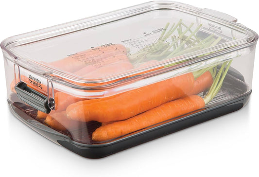 ProKeeper Produce Container, 3-Quart – Stay-Fresh Vent System for Small Peppers and Tomatoes, BPA-Free
