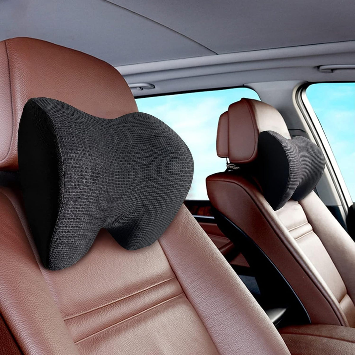 SPRFUFLY Make Relaxing Car Headrest Pillow, Car Neck Pillow for Driving