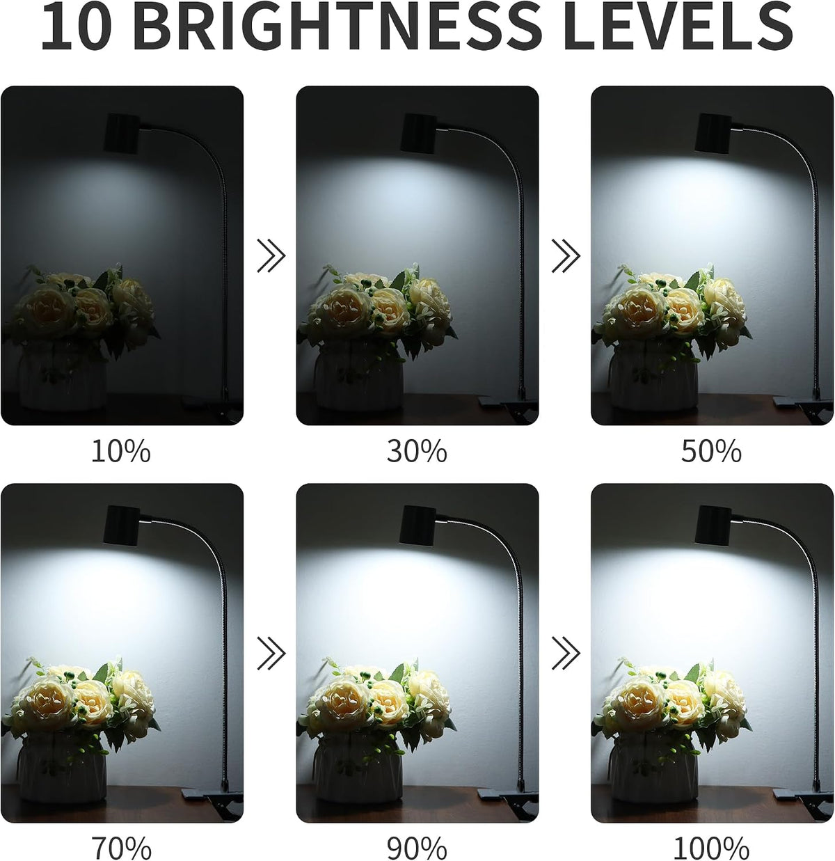Desk Lamp USB Clip On Light,Book Lights for Reading at Night Clamp Light