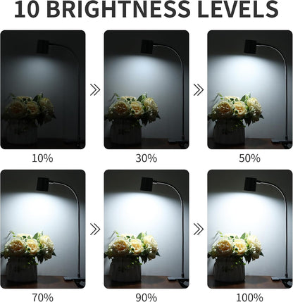 Desk Lamp USB Clip On Light,Book Lights for Reading at Night Clamp Light