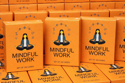100 Mindful Work Cards – Mindfulness & Self‑Care Prompts for Professionals | Desk & Travel Deck for Stress Relief, Focus, Motivation & Well‑Being