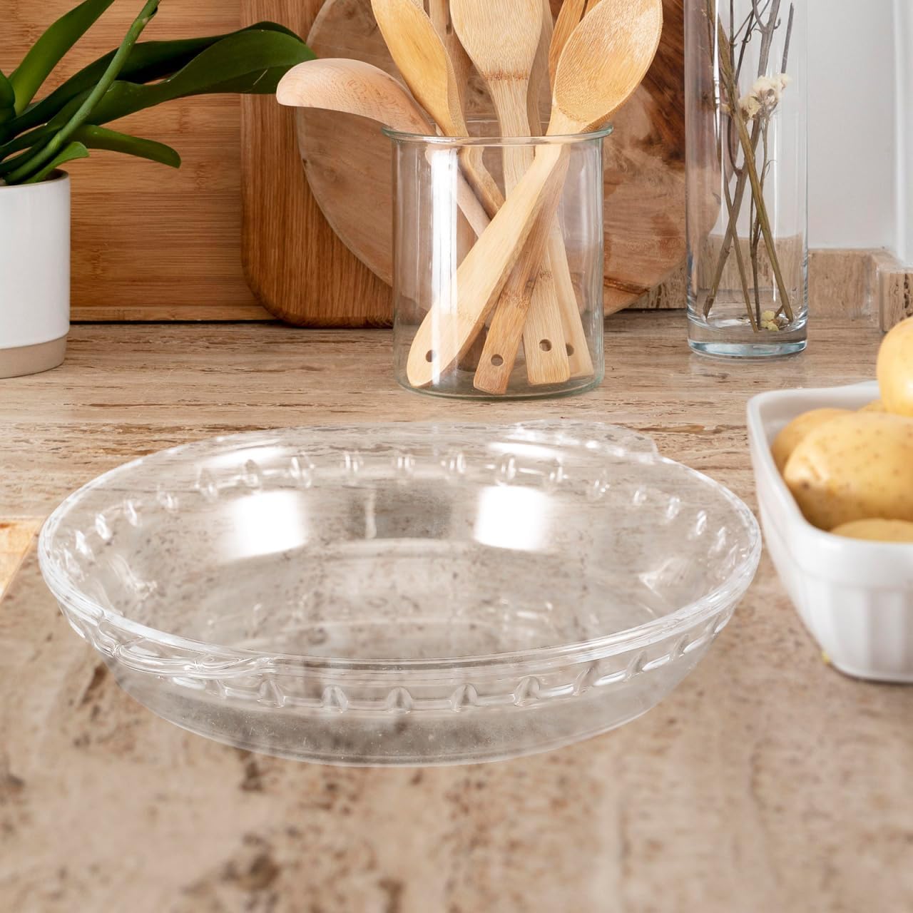 Glass Microwave Cover 10.03X8.66X1.77In Vented Splatter Shield for Microwave Bowls Dishwasher Splatter Cover