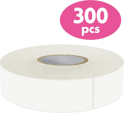1000 Removable Food Labels, Water/Oil/Tear Resistant Blank Stickers with Perforation Line for Food Containers, Freezer, Fridge, Jars, Pantry, Organization (1” x 2”)