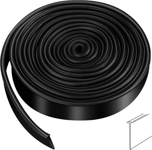Treela 108-Inch 1" T-Slot Shower Door Seal Strip | Flexible silicone blocks leaks/splashes and replace old, cracked, loose, or missing door sweeps