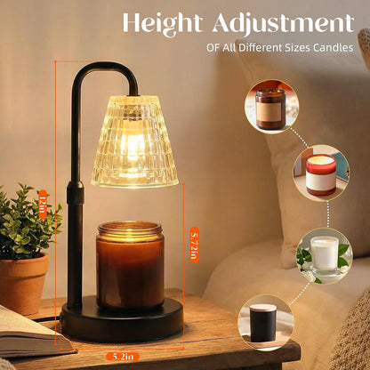 Glimra Candle Warmer Lamp, Candle Warmer Lamp with Timer, Dimmable
