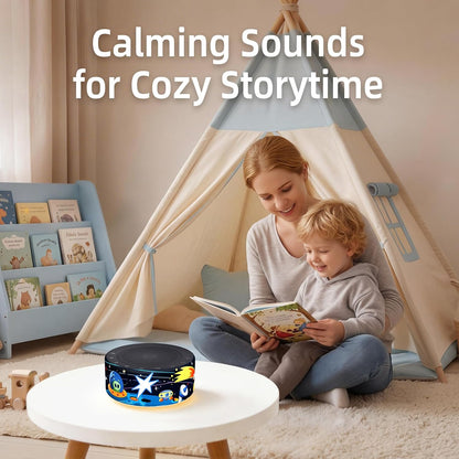 Kipcush White Noise Machine for Baby & Adults, 30 Soothing Sounds, Sleep Sound Machine with 8 Color Night Light, Memory Function, White Noise for Sleeping, Nursery, Office, Travel & Relaxation