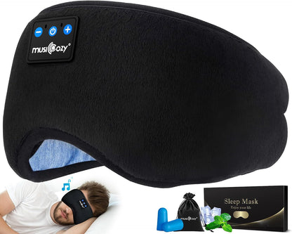 MUSICOZY Sleep Headphones Bluetooth 5.4 Sleep Mask with HD Sound