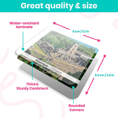Menique Explore the World Memory Matching Game – Geography Game with 100 Photo Cards, 50 Countries, Flags & Landmarks – Travel Card Game with Educational Booklet, Ages 3+