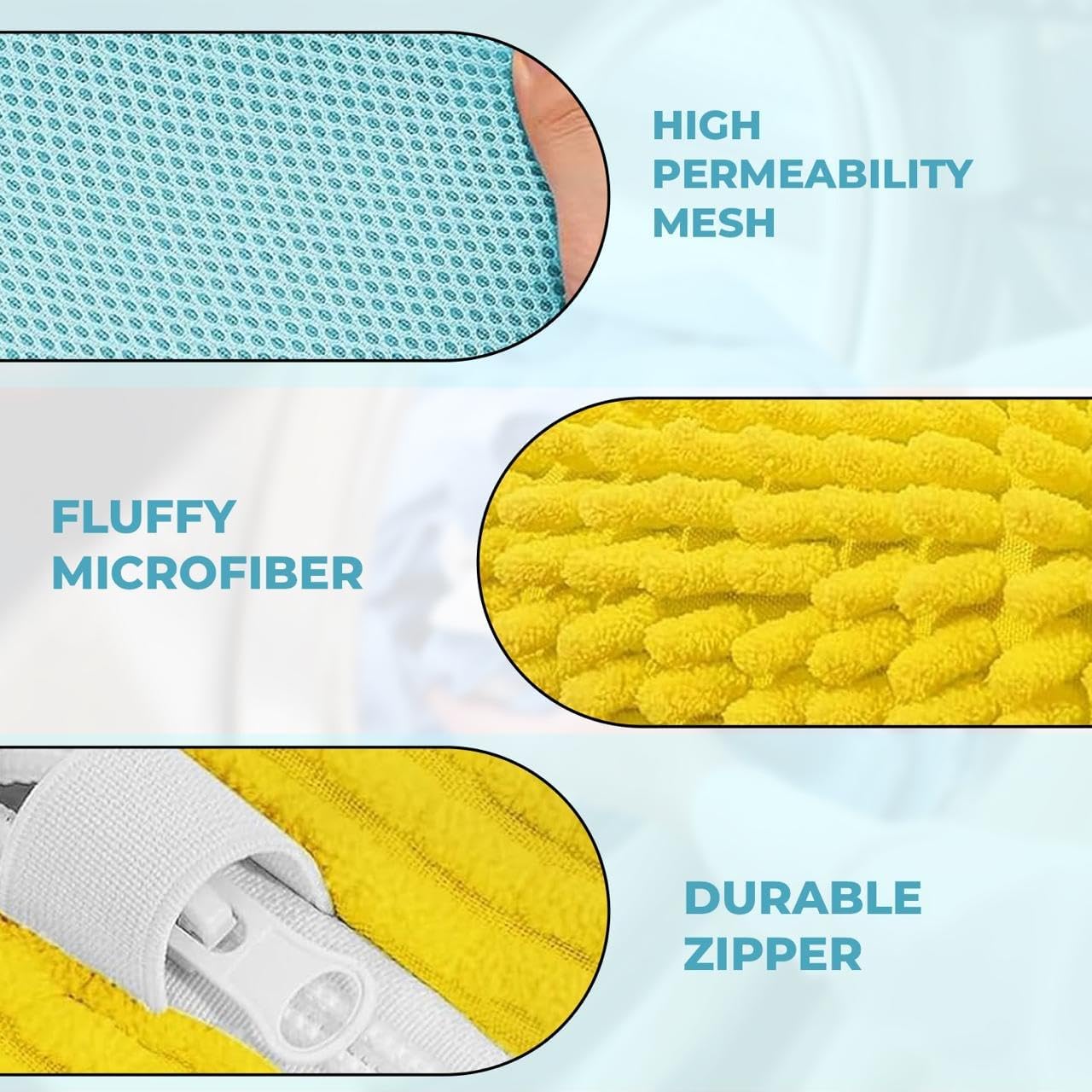 Mesh Shoe Washing Machine Bag Kit, 2 Sneaker Laundry Bags & Brush | Includes 2 Shoe Trees, YKK Zipper, Dryer Safe