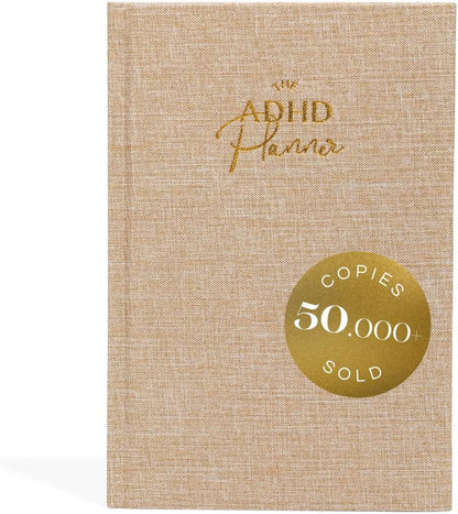 The ADHD Planner for Adults - Undated Daily & Weekly ADHD Journal for Disorganized People, 90 Days - Habit Tracker, Record Emotions & Mood - Academic Goals - Structure & Focus for Adults Brains
