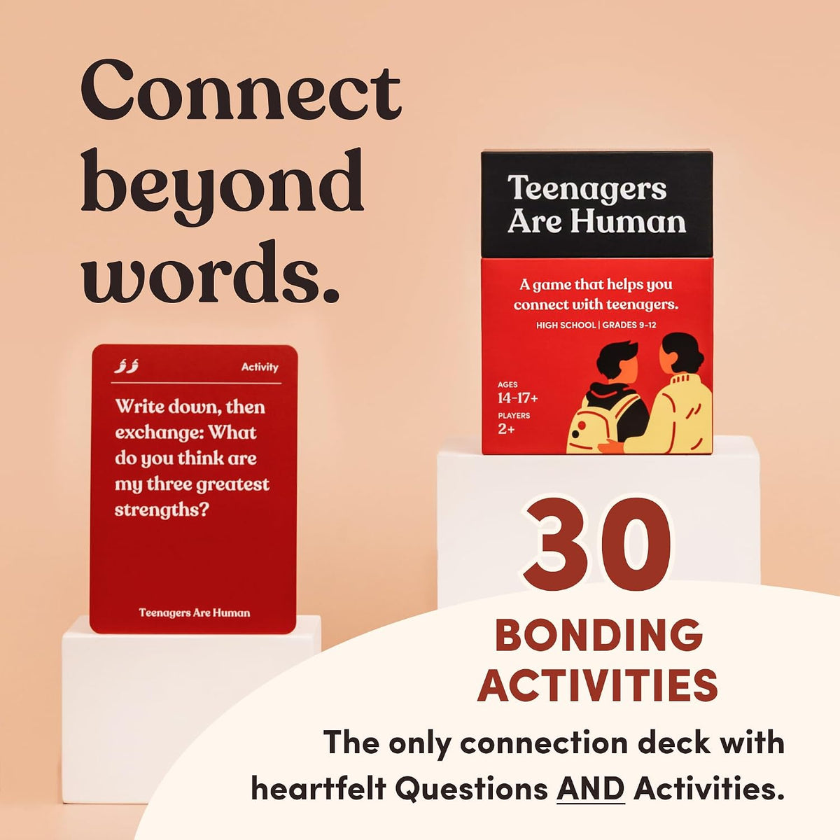 Friends are Human Conversation Cards for Friendship and Bonding, 140 Cards