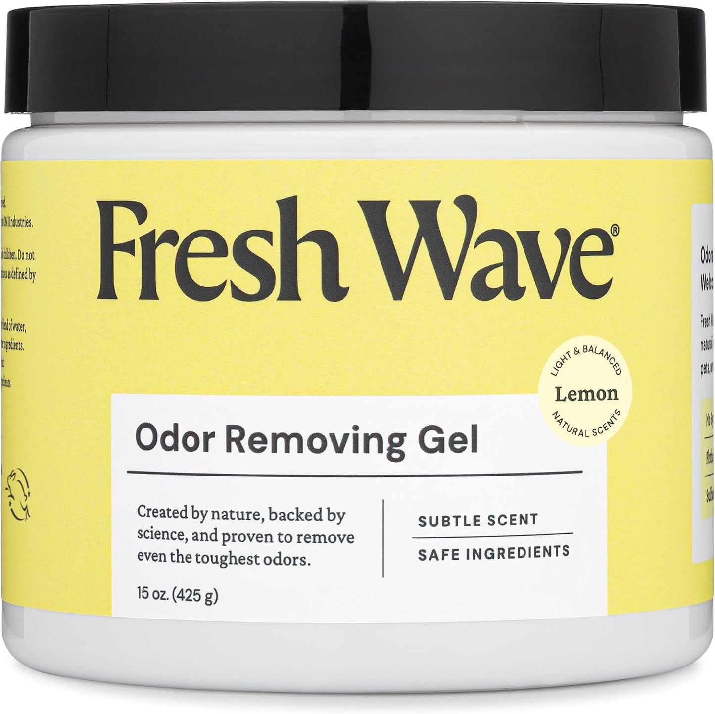Fresh Wave Original Odor Eliminator Gel 3-Pk 7 oz - Air Freshener for Home | Plant-based essential oils. Lasts 15-30 days per jar. No plug-in needed. Pet-safe, closet and bathroom deoderizer.