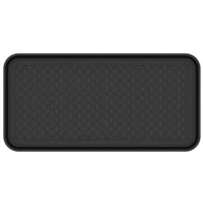 Ottomanson 15" x 30" Multi-Purpose Boot Tray – Waterproof Shoe & Pet Feeding Spill Tray, Litter Box & Pee Pad Holder, Painting & Planting Mat, 1.2" Raised Edge Floor Protection