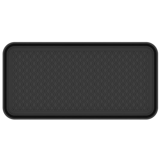 Ottomanson 15" x 30" Multi-Purpose Boot Tray – Waterproof Shoe & Pet Feeding Spill Tray, Litter Box & Pee Pad Holder, Painting & Planting Mat, 1.2" Raised Edge Floor Protection