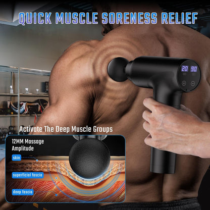 cotsoco Massage Gun Deep Tissue, Handheld Muscle Massager, Gifts for Men