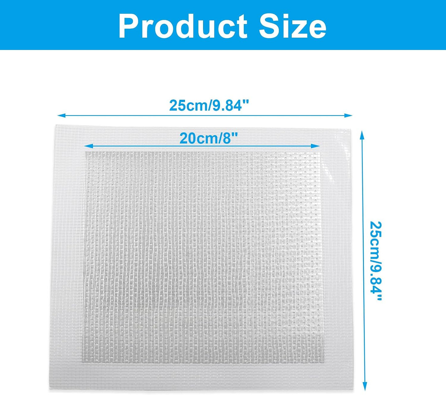 2 x 2 Inch Drywall Repair Patch, 8Pcs | Self Adhesive, Dry Wall Patch Kits, Wall Hole Repair Kit