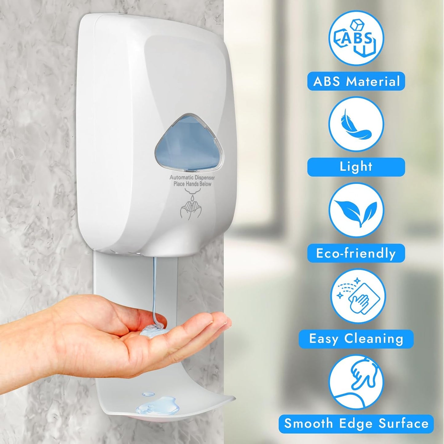 Dispenser Drip Tray Wall Mount Soap Dispenser Bracket,Laundry Detergent Drip Catcher Prevent Dripping and Spraying(White)