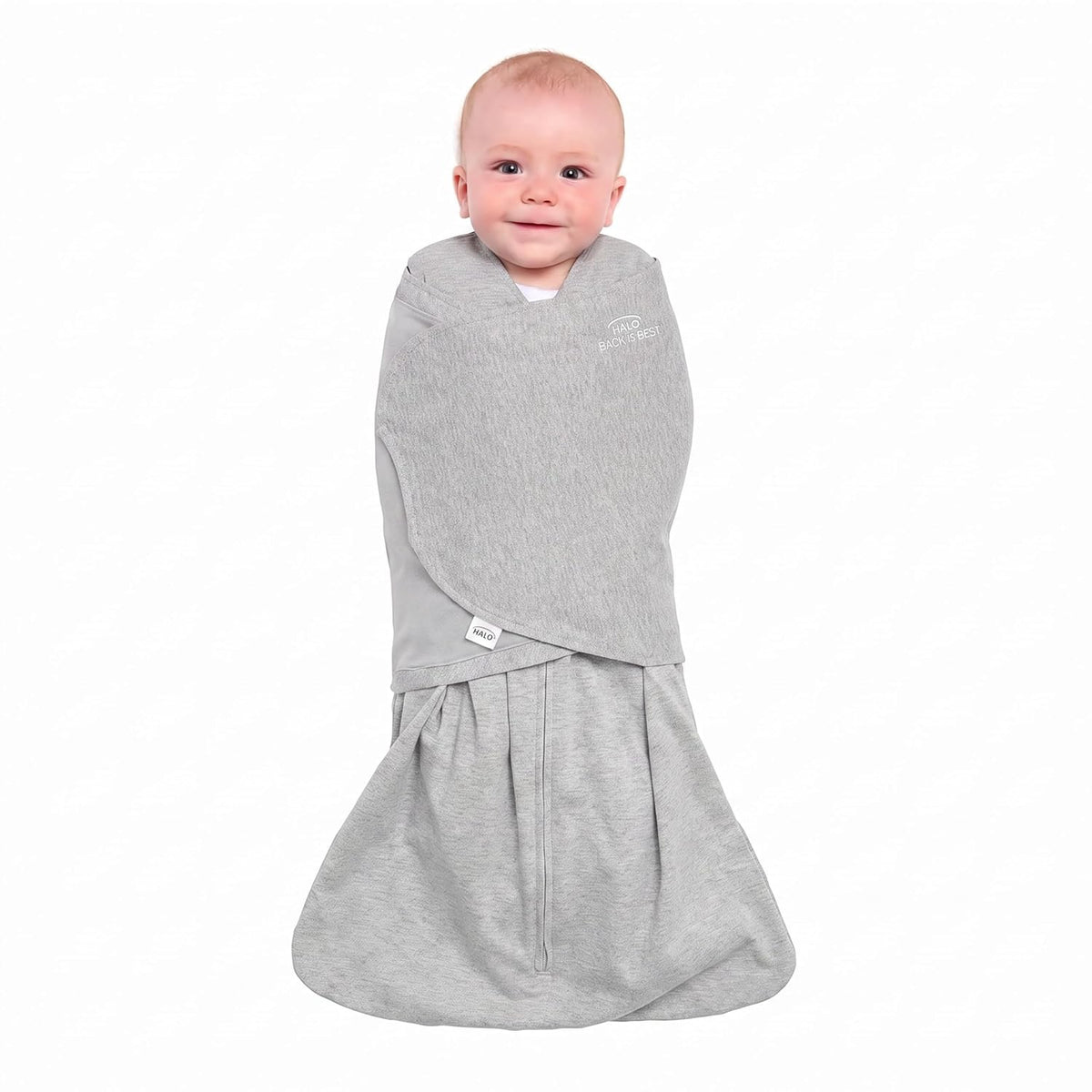 HALO 100% Cotton Sleepsack Swaddle, 3-Way Adjustable Wearable Blanket, TOG 1.5, Birds, Newborn, 0-3 Months - Colors B