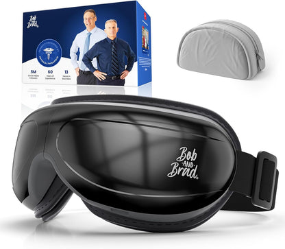 BOB AND BRAD Eye Massager with Heat FSA Eligible HSA, Birthday Gifts for Women Men Mom, Heated Eye Mask for Migraines with Music, Smart Migraine Massager for Dry Eyes Relief & Improve Sleep