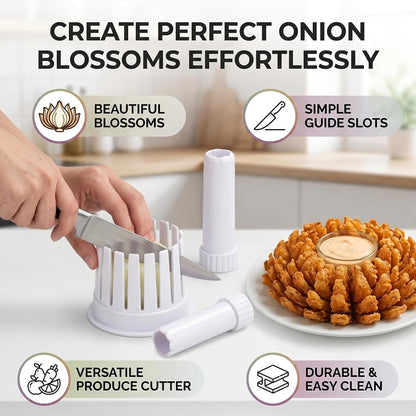 Onion Blossom Maker, Onion Holder for Blooming, Lemon Blooming Onion Cutter for Blooming, Potato Tomato Orange Blooming Maker