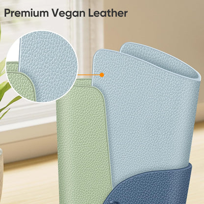 FINTIE Eyeglasses Holder, Vegan Leather Glasses Stand Case For Nightstand | Nightstand Glasses Holder, Desktop Organizer, For Glasses/Remote/Pen Storage, Small Item Storage, Anti-Scratch