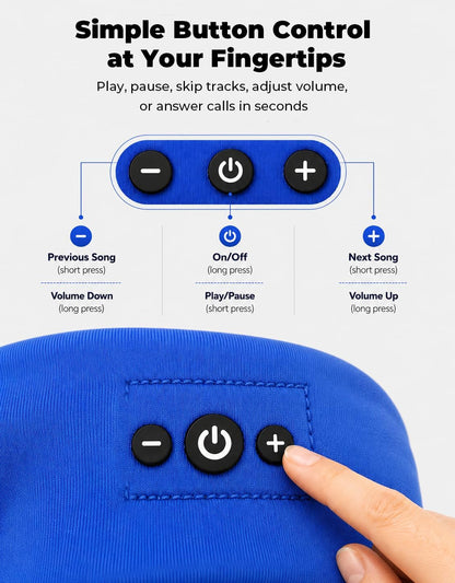 Sleeping Headphones, Headband Headphones with HD Stereo Speakers