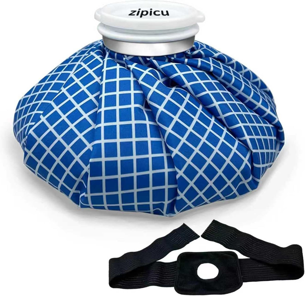 Ice Bags for Injuries, Classic No-Leak Elastic Breathable Ice Pack, Cold and Heat Treatment Ice Bag, Can Relieve Headaches, Migraines, Sports Injuries Swelling Pain, 3 Sizes (6"/9"/11") (4 Sets)