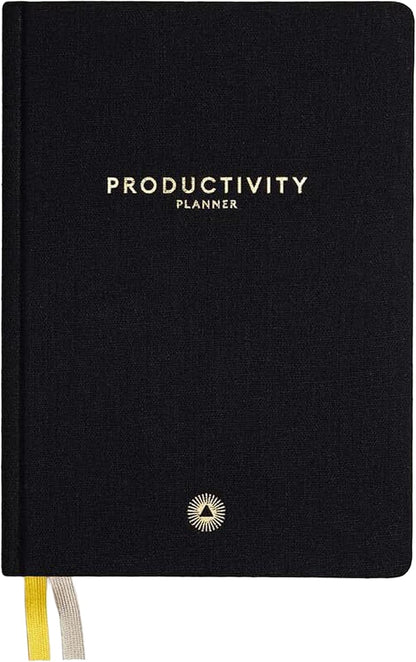 Intelligent Change - 3-Month Productivity Planner, Productivity Tools for Time-Management and Mindfulness, Daily To-Do List, A5 Undated Quarterly Planner, Beige (Beige)