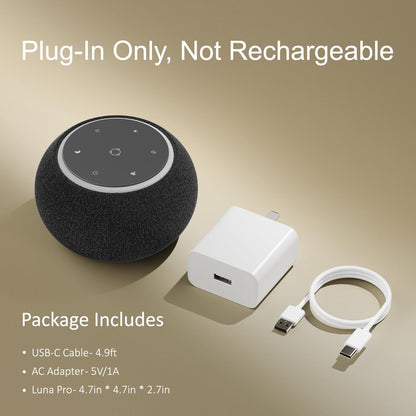 Hotmoon Luna Pro Smart Sound Machine, 507 Sounds, Dual-Stage Alarm, Plug in