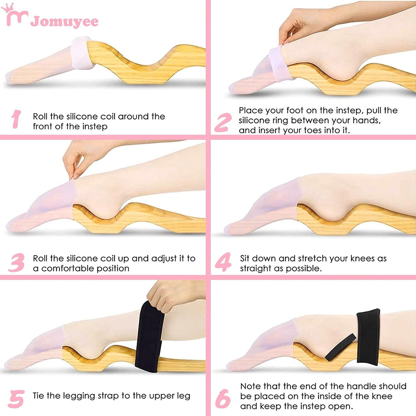 Ballet Foot Stretcher Set, Whole Wood Formed Without Splicing, Original Pine Dance Foot Arch Enhancer for Dancer, Gymnastics, Yoga People, Gift Idea