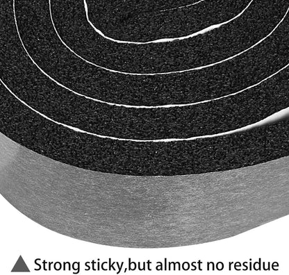 2 Rolls Foam Seal Tape for Door Window Insulation, Soundproof and Shockproof Foam Adhensive Strip, 3/8" Wx3/16 T Single Sided Foam Tape, Cold Air and Draft Closed Cell Seal Strip,Total 32FT