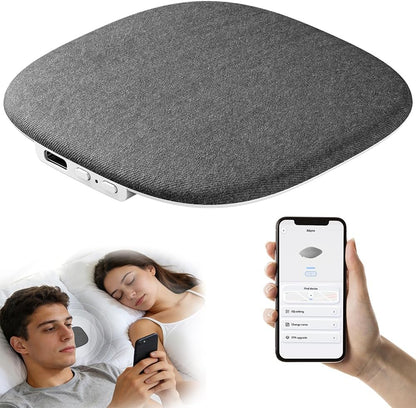 TAZATA Bluetooth Pillow Speaker for Sleeping, Blue | Under Pillow Sleep Speaker, 100 White Noise Sounds (Pink/Brown Noise), Auto-Off Timer, Side Sleeper Friendly