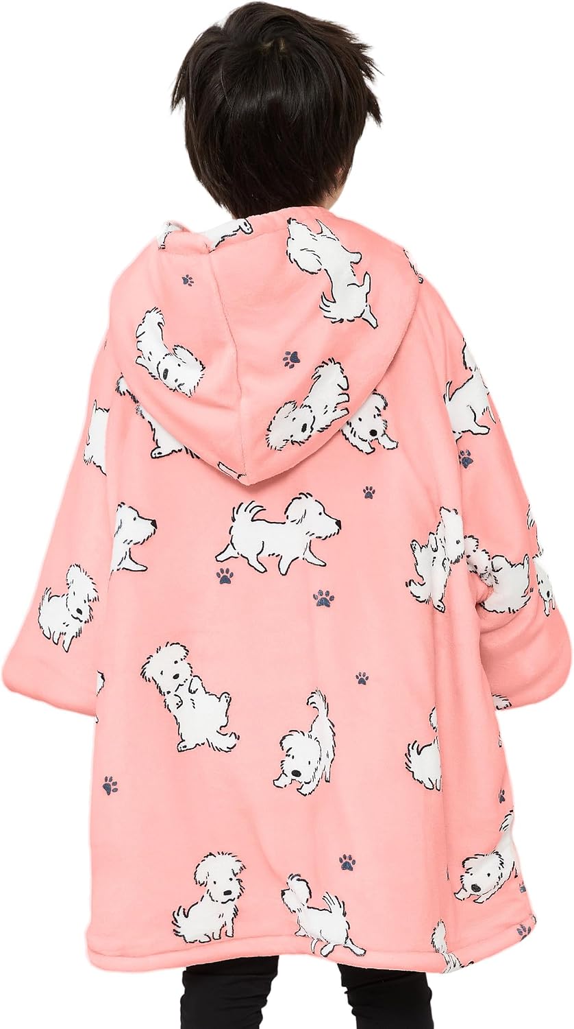 Wearable Blanket Hoodie for Adults With Pocket Strawberry Hoodie | Sherpa, Fuzzy Blanket Hoodie, Oversized Sweatshirt Blanket, Kangaroo Pouch, Cute Birthday Gifts for Sister, Cute Stuff
