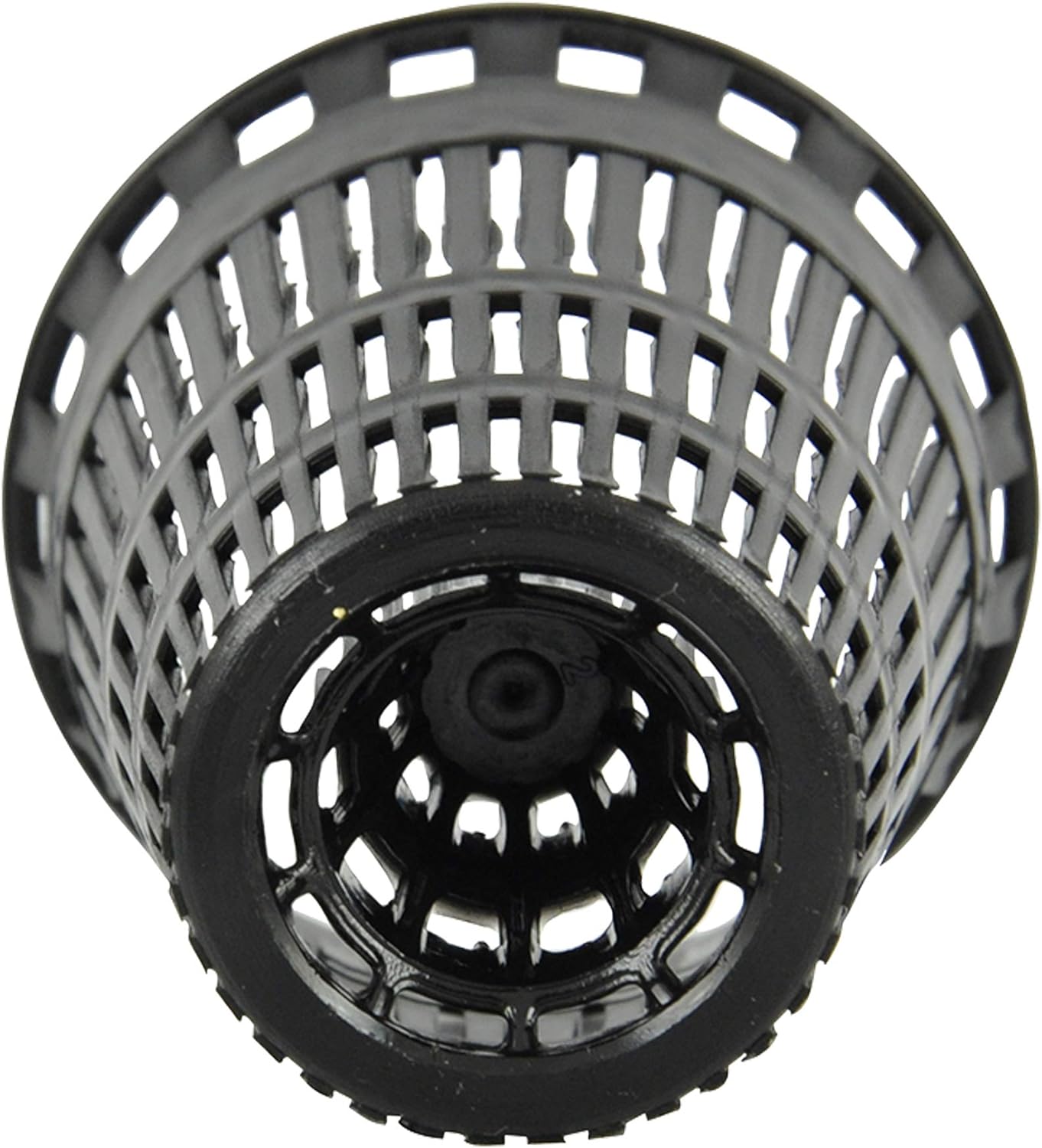 Danco Shower Hair Catcher Baskets, 6-Pack, Black (10739P)