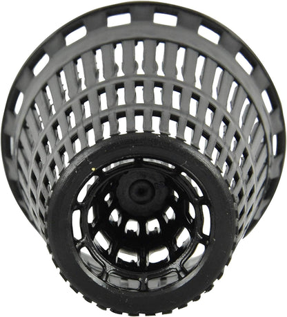 Danco Shower Hair Catcher Baskets, 6-Pack, Black (10739P)