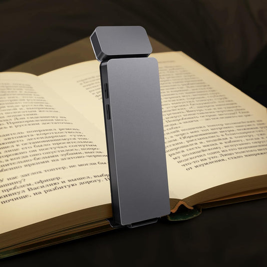 Rechargeable Book Light for Reading in Bed, LED Clip-On Reding Light
