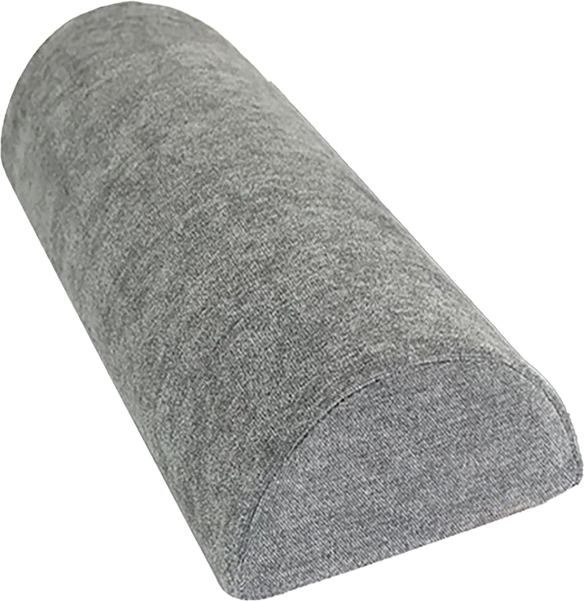 1/2 Pack Half Moon Bolster Pillow for Legs, Knees, Lower Back and Head | Lumbar Support Pillow for Bed, Sleeping | Semi Roll for Ankle and Foot Comfort - Machine Washable Cover(09,M:50x17x9cm)