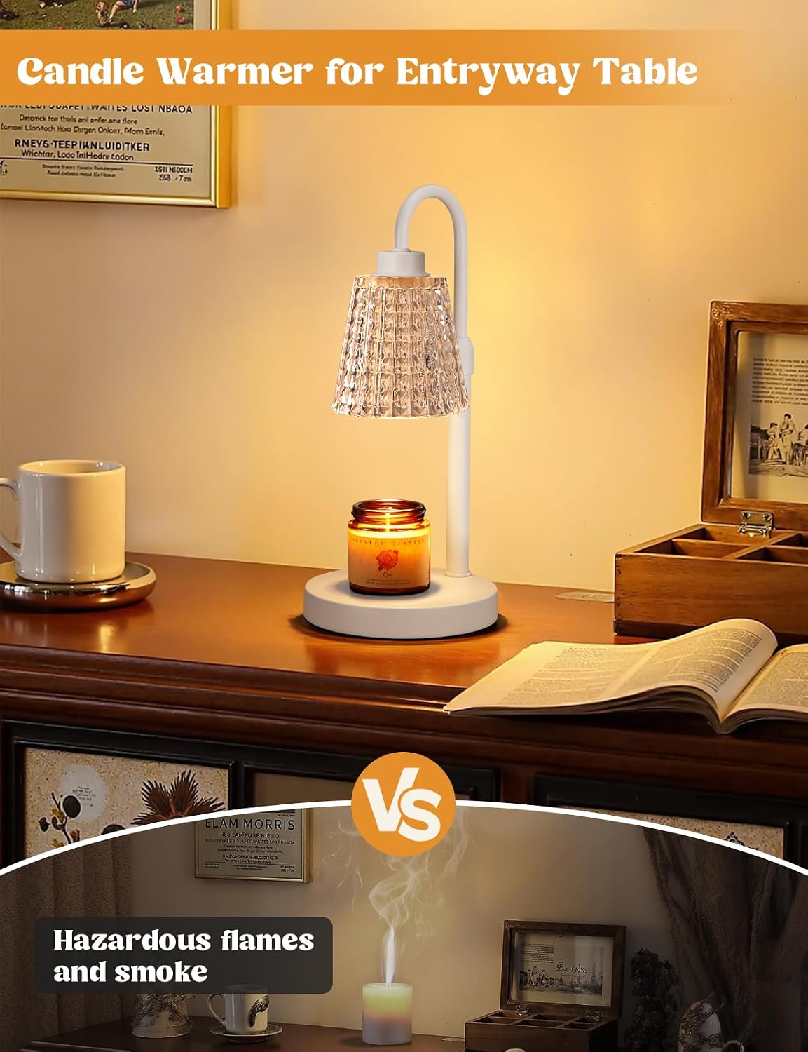 Candle Warmer Lamp with Timer Home Decor Birthday Gifts for Women