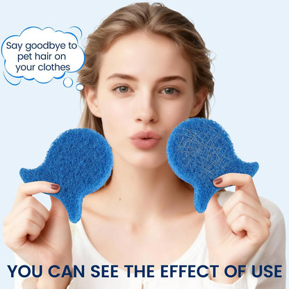 Losaria Pet Hair Remover for Laundry Reusable Washer & Dryer Fur Catcher | 6 PCS Dog & Cat Hair Catcher Tool, Effectively Removes Pet Hair, Lint and Dander from Bedding and Clothing, Blue