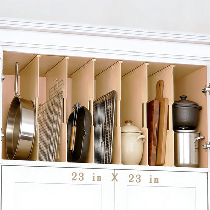 celestite Wooden Baking Sheet Organizer for Cabinet Baking Tray Organizer Cookie Sheet Organizer for Cabinet Kitchen Storage Organization Accessories