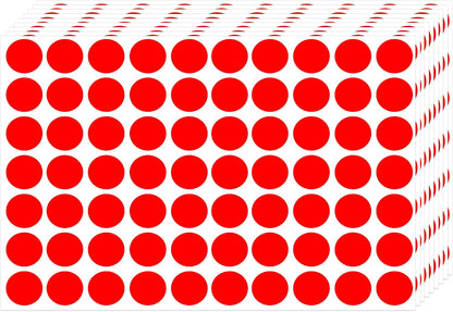 3500 Pieces Dot Stickers, 3/4 inch Color Coding Labels, 10 Color Circle Price Stickers for Office Classroom Student