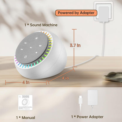 DreamSky Sound Machine for Sleep, White Noise for Sleeping Adults & Baby