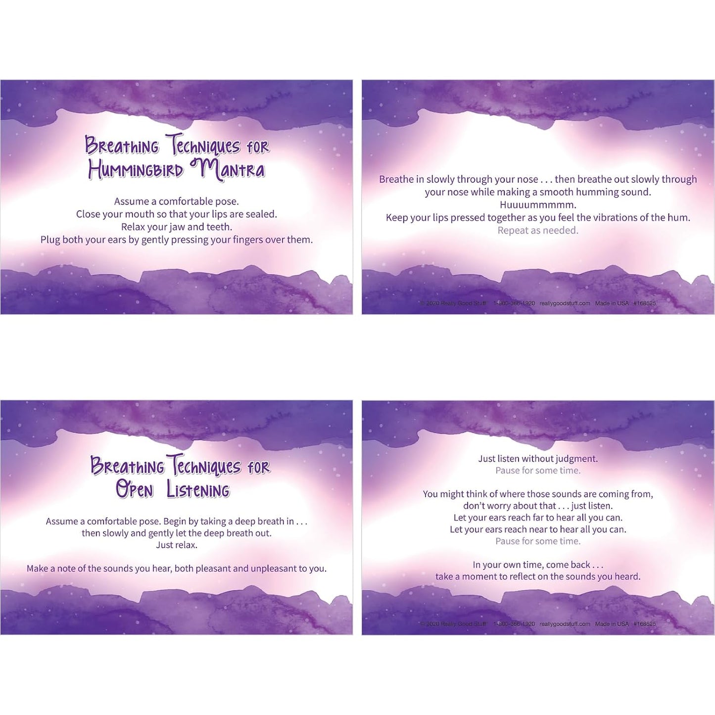Really Good Stuff Self Care Reflection Cards-Mindful Thinking | Ages 11+, Grades 6+, Positive Affirmations, Meditation Techniques to Manage Emotions & Feelings for Kids & Adults
