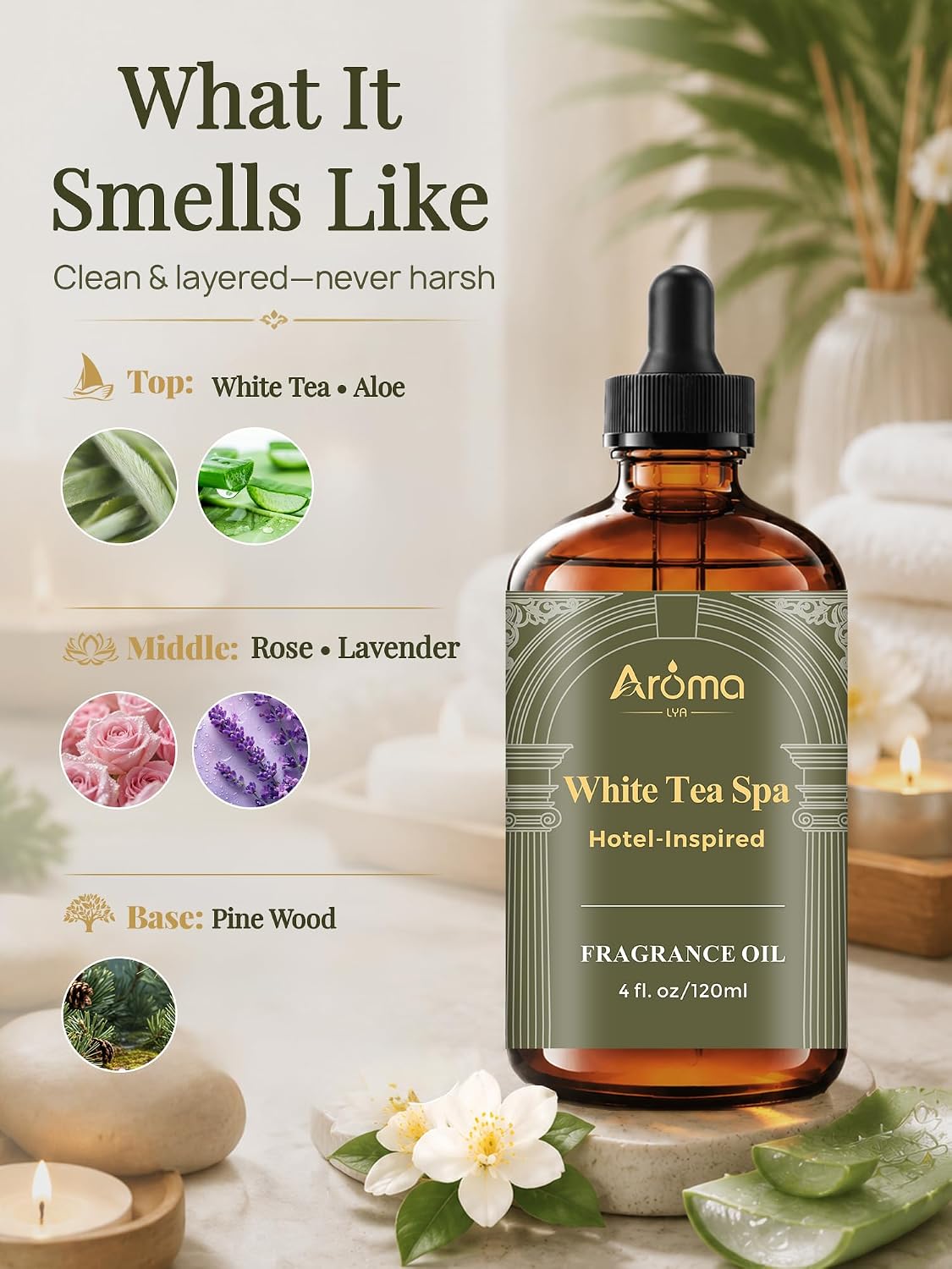 Ocean Breeze Lobby Fragrance Oil, Hotel-Inspired Coastal Resort Scent, Diffuser Oil for Home Diffusers and Crafting