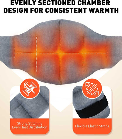 Heating Pad Microwavable for Neck and Shoulders, 29 * 8" Moist Heating Pad, Heated Neck Wrap, Microwave Warmer